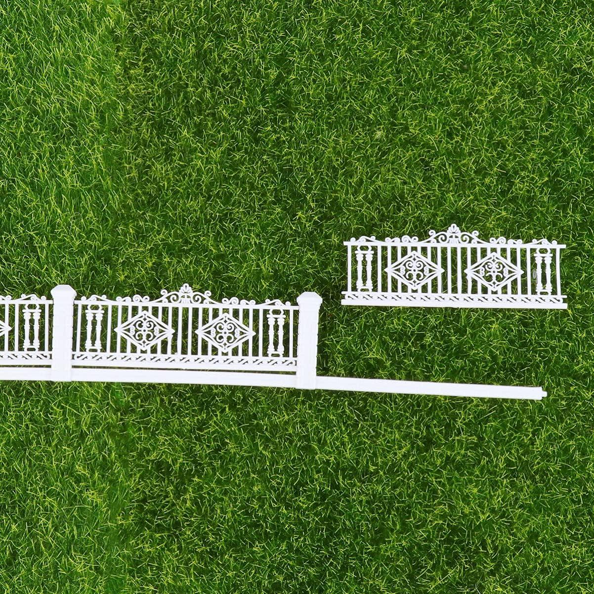 Cerca de Jardín Miniatura Cabilock 1 Metro Plástico Blanco