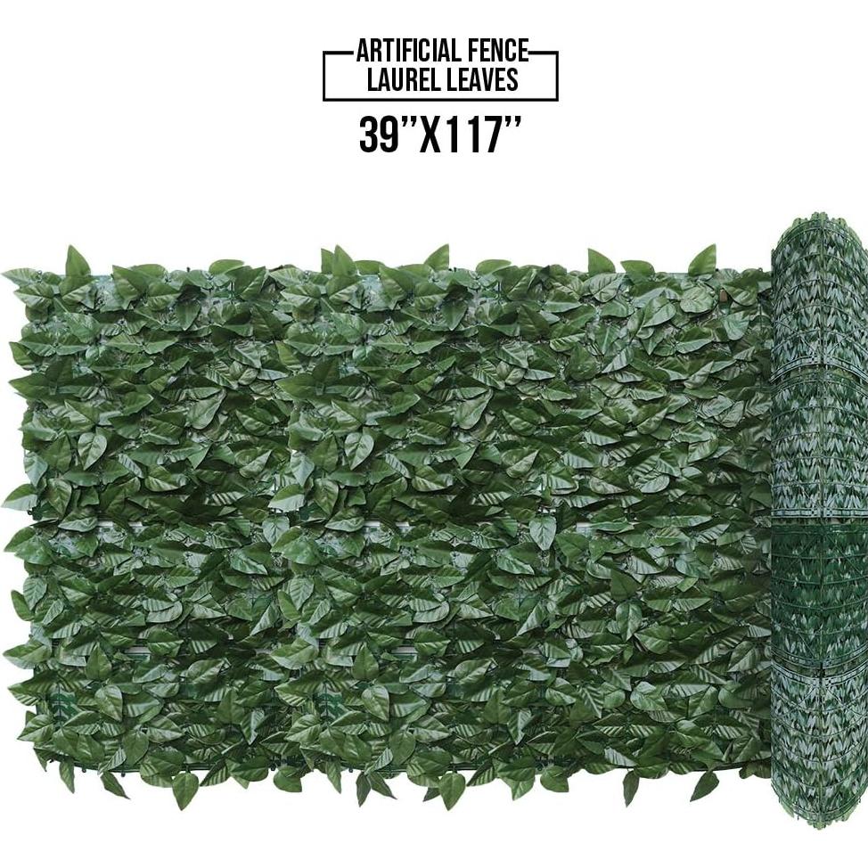 Pantalla de Privacidad E&K 99x297 cm Hojas Artificiales