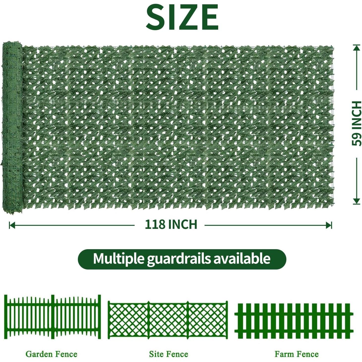 Pantalla de Privacidad Hiedra Artificial Skloopearg 150x300cm