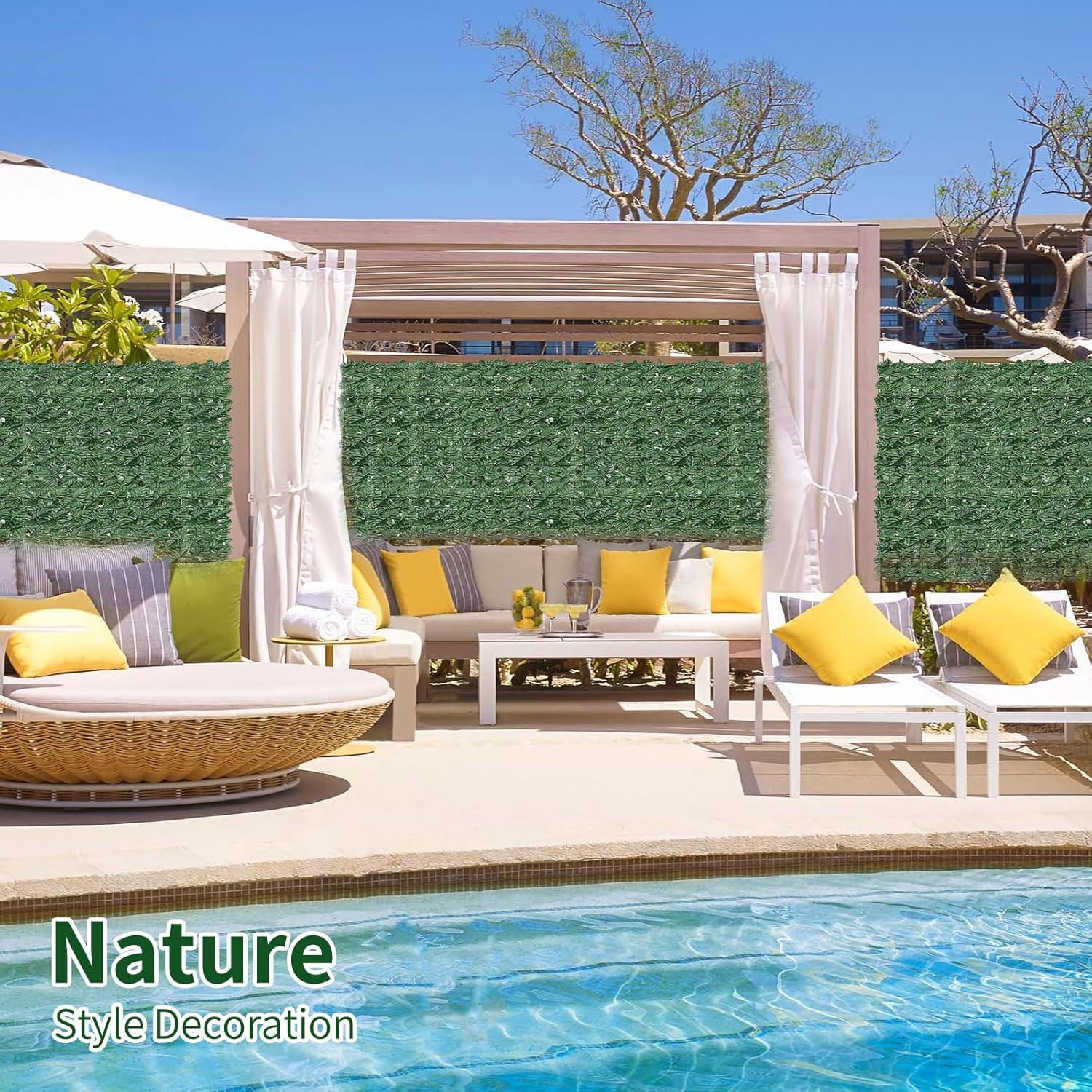 Pantalla de Privacidad Hiedra Artificial Skloopearg 150x300cm