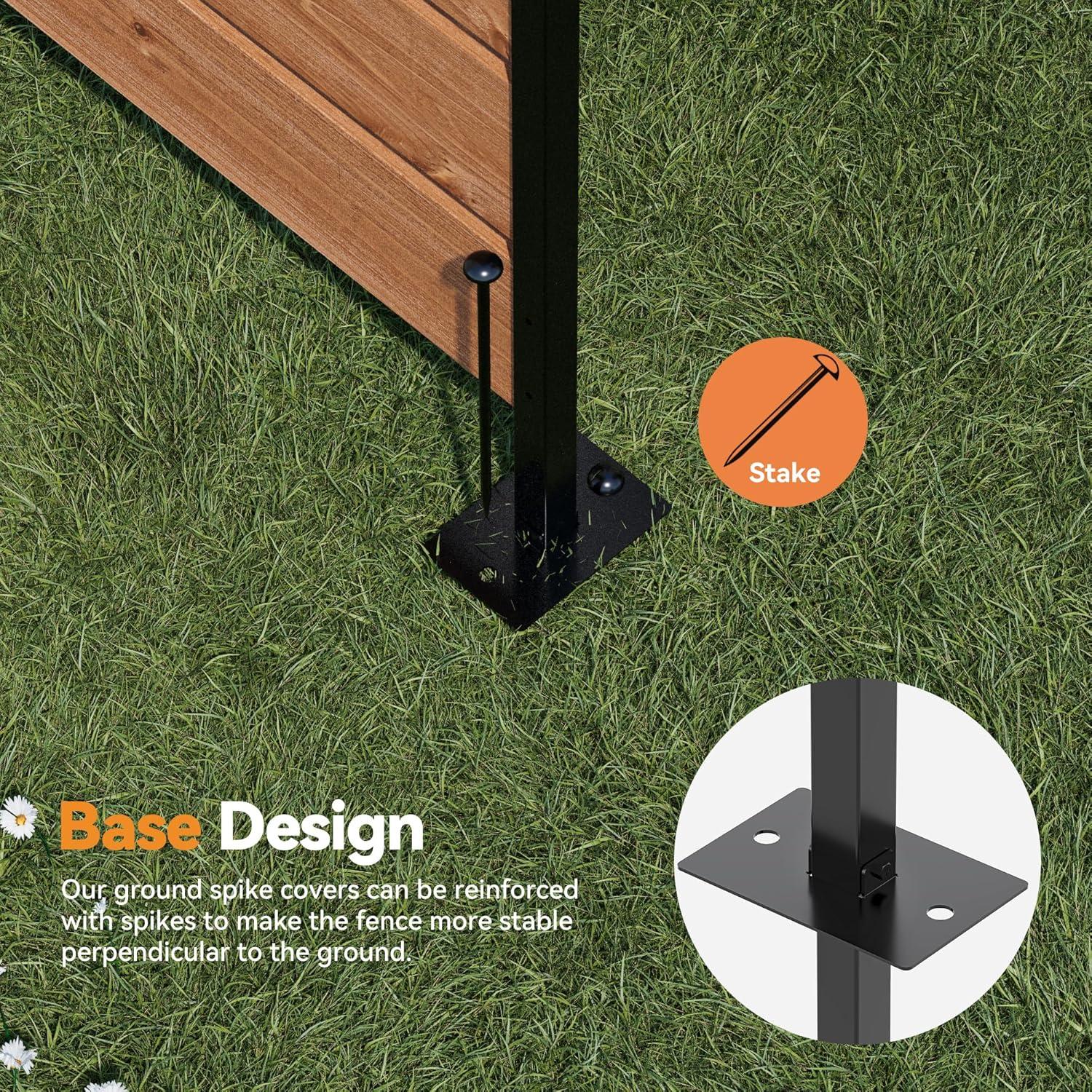 Pantalla de Privacidad de Madera Cedro 1 Panel 1.82 m x 0.98 m