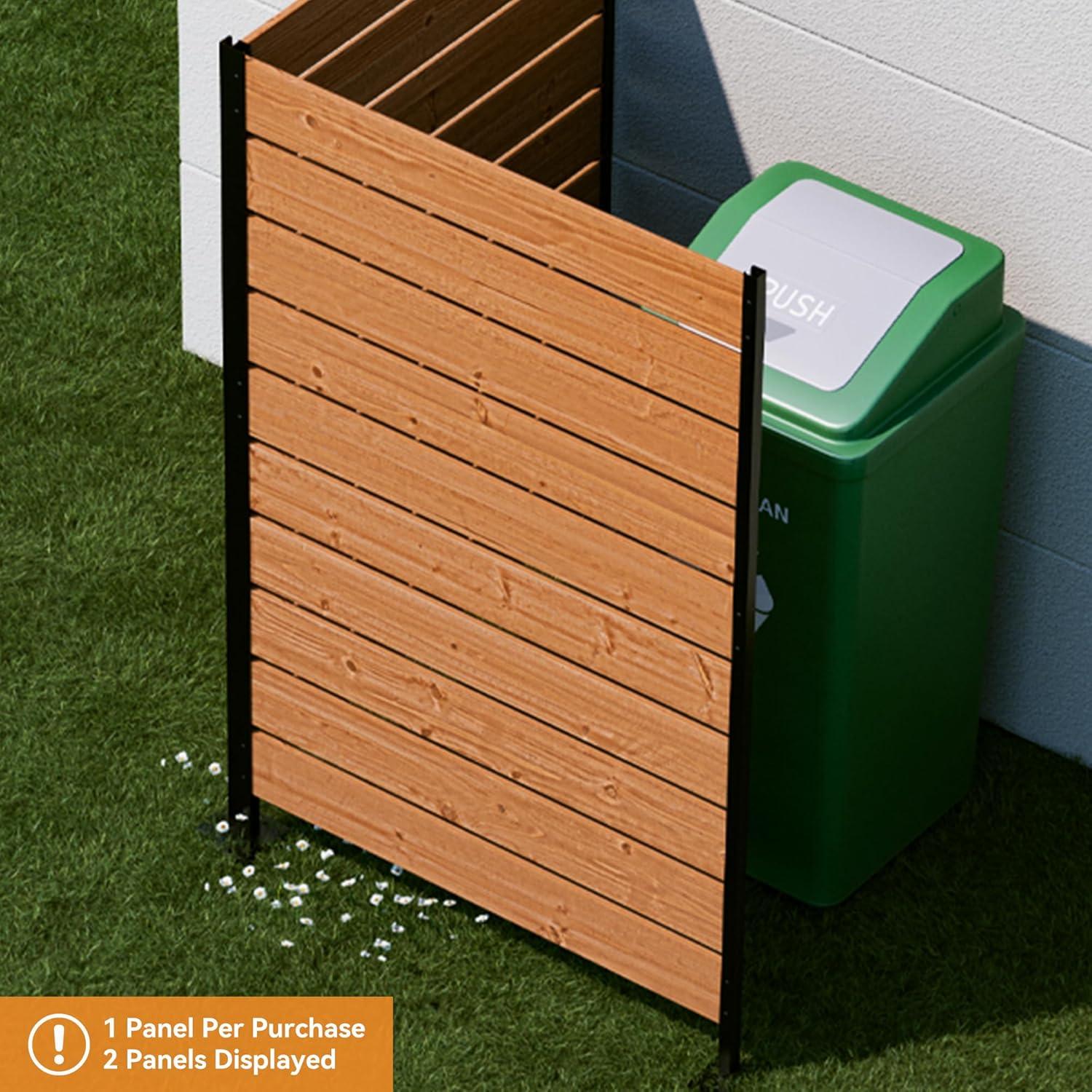 Pantalla de Privacidad de Madera Cedro 1 Panel 1.82 m x 0.98 m