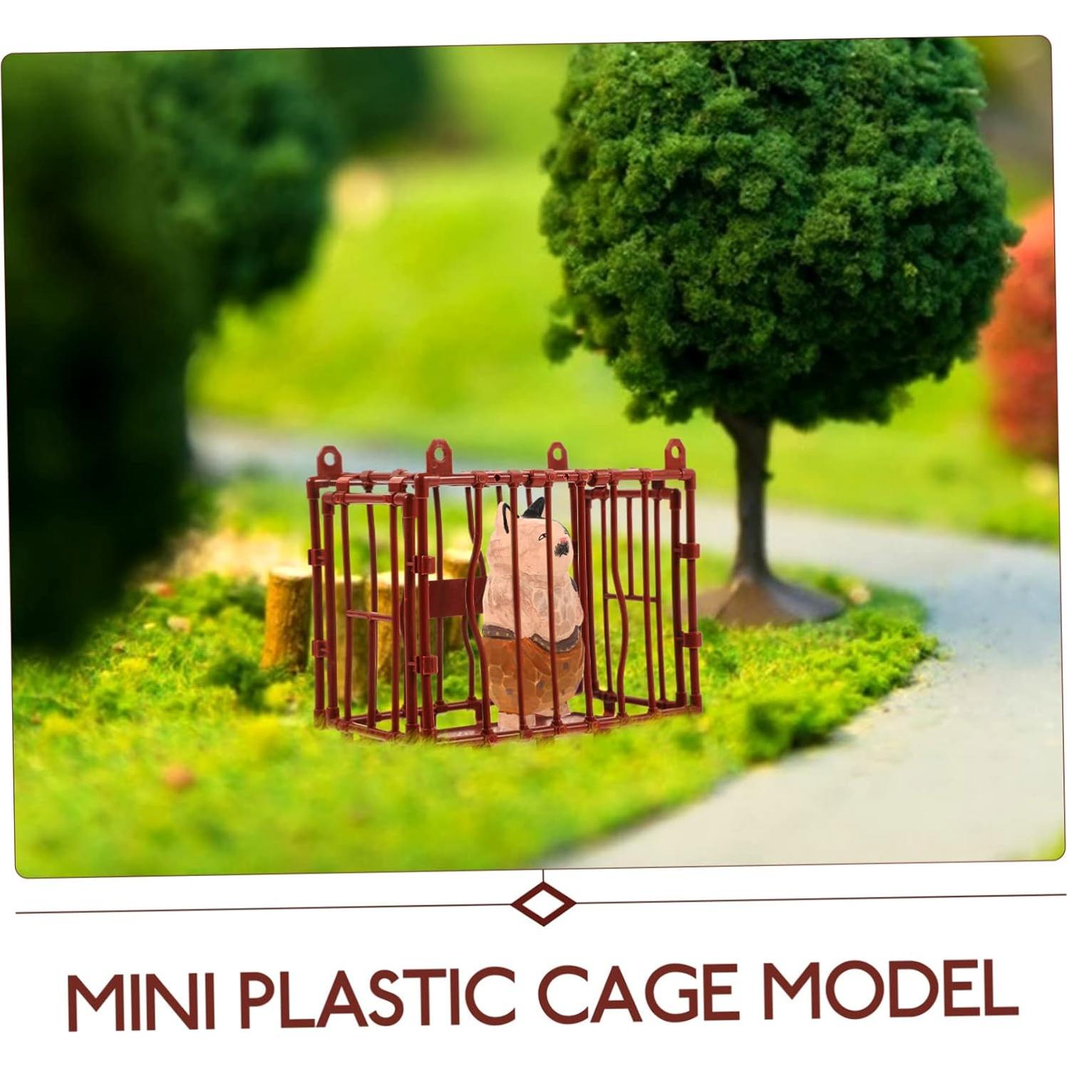 5 Piezas Jaulas Miniatura Decorativas Vaguelly 9.5x8x5.5cm