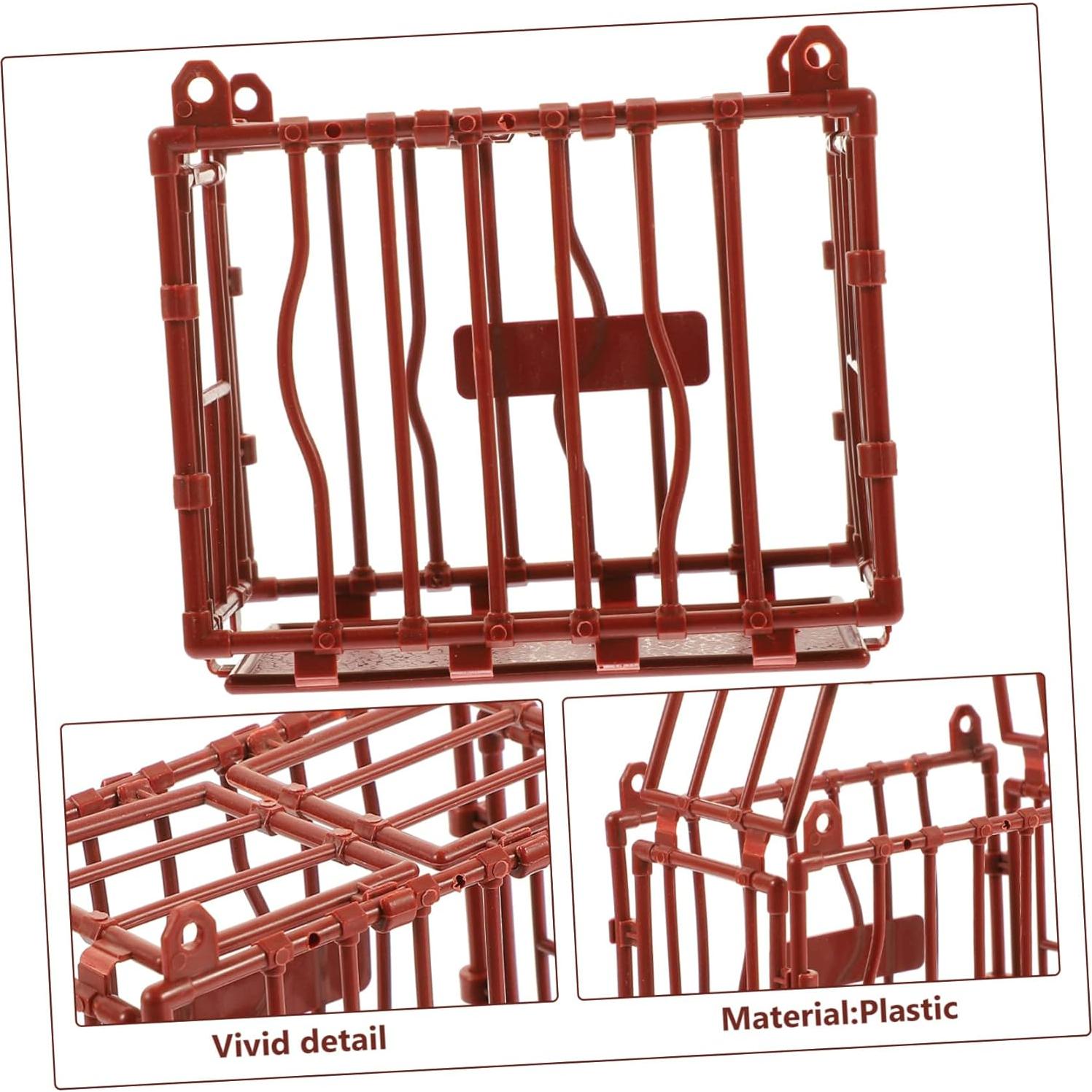 5 Piezas Jaulas Miniatura Decorativas Vaguelly 9.5x8x5.5cm