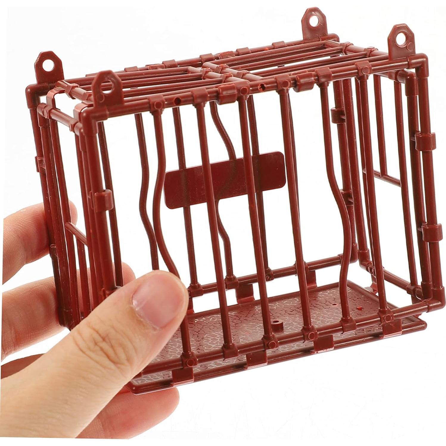 5 Piezas Jaulas Miniatura Decorativas Vaguelly 9.5x8x5.5cm