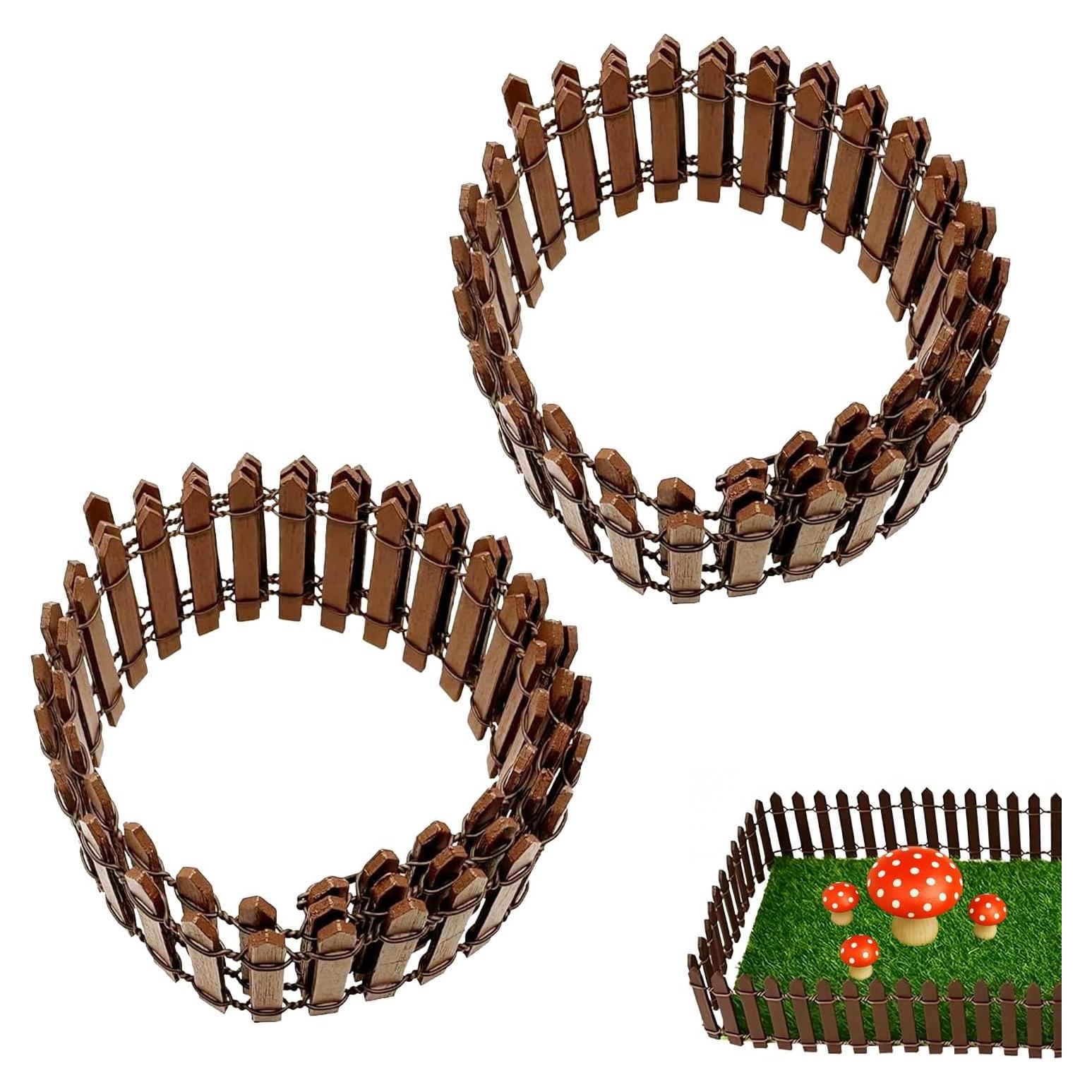 Cerca de Jardín de Hadas en Miniatura YFANITI - 2 Piezas 89 cm