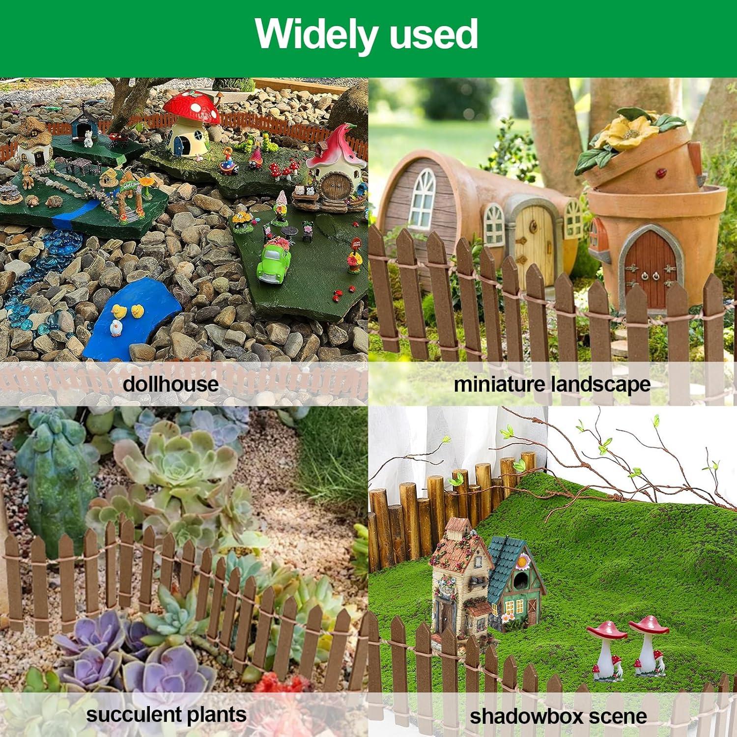 Cerca de Jardín de Hadas en Miniatura YFANITI - 2 Piezas 89 cm