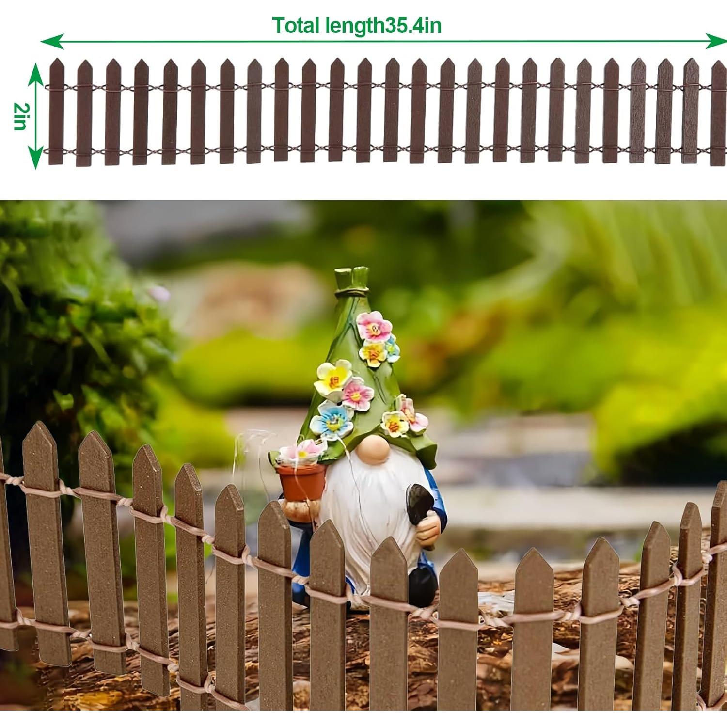 Cerca de Jardín de Hadas en Miniatura YFANITI - 2 Piezas 89 cm