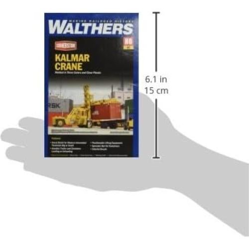 Kit de grúa intermodal Kalmar HO Walthers 15.88x10.16cm