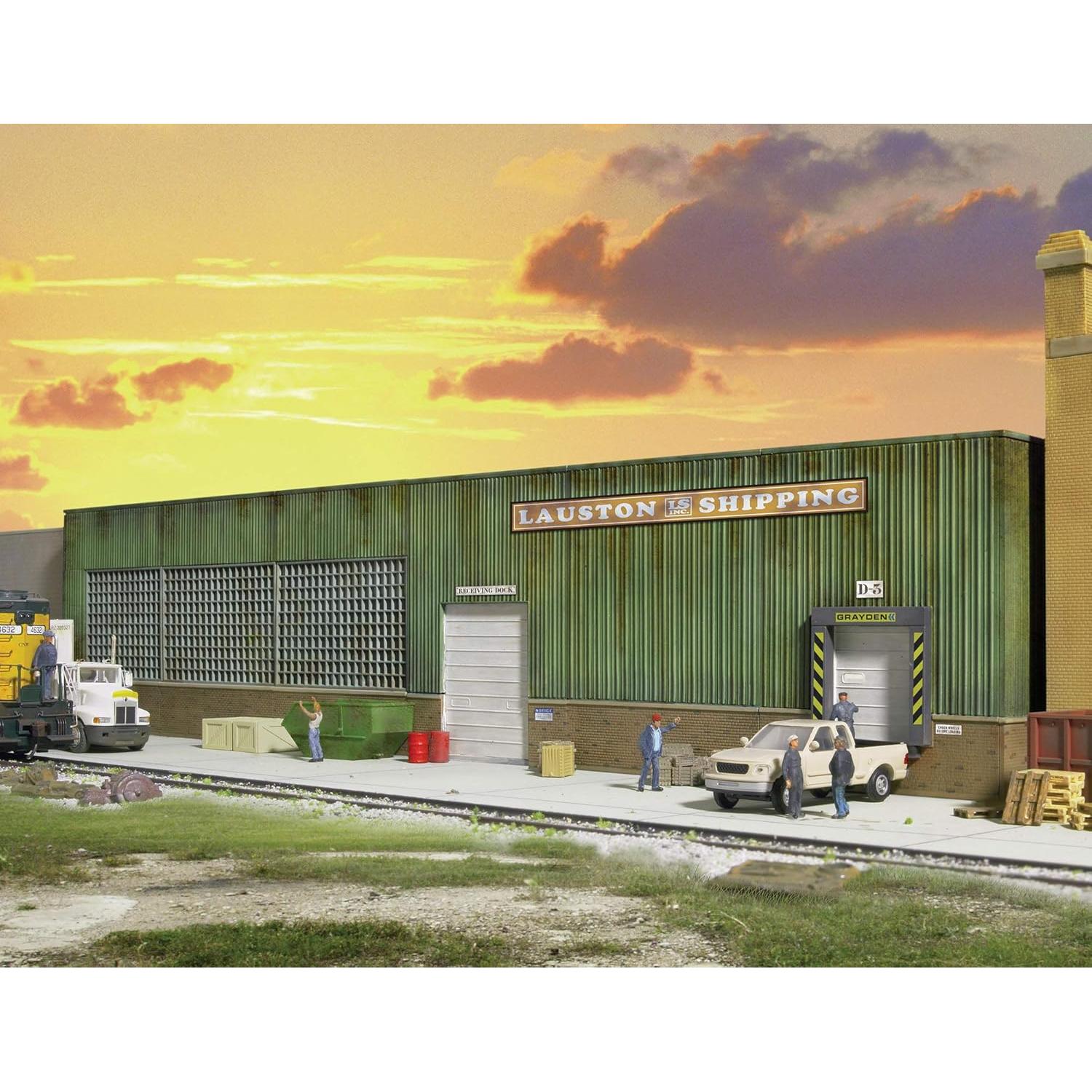 Edificio de fondo Lauston HO Walthers 36.4x5.5x24.8 cm