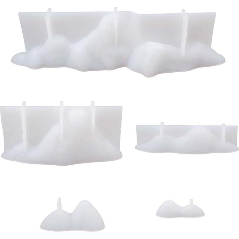 Juego de Moldes de Silicona FUNSHOWCASE para Diorama 5 Piezas