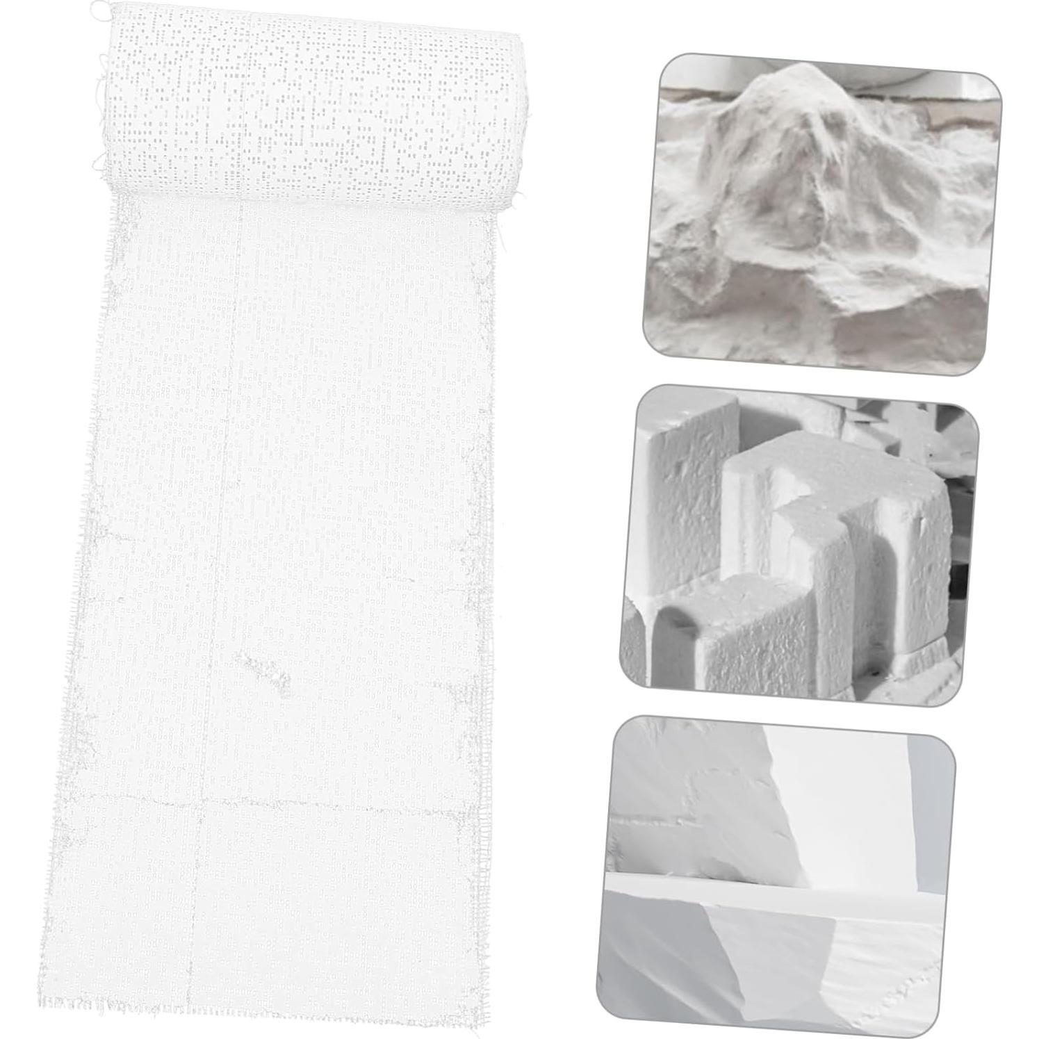 3 Rollos de Tela de Yeso Artibetter para Manualidades 450x15cm