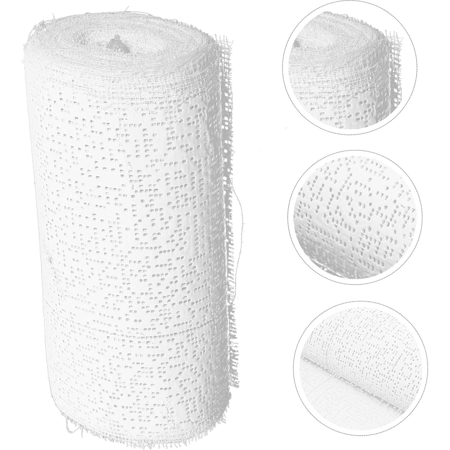 3 Rollos de Tela de Yeso Artibetter para Manualidades 450x15cm