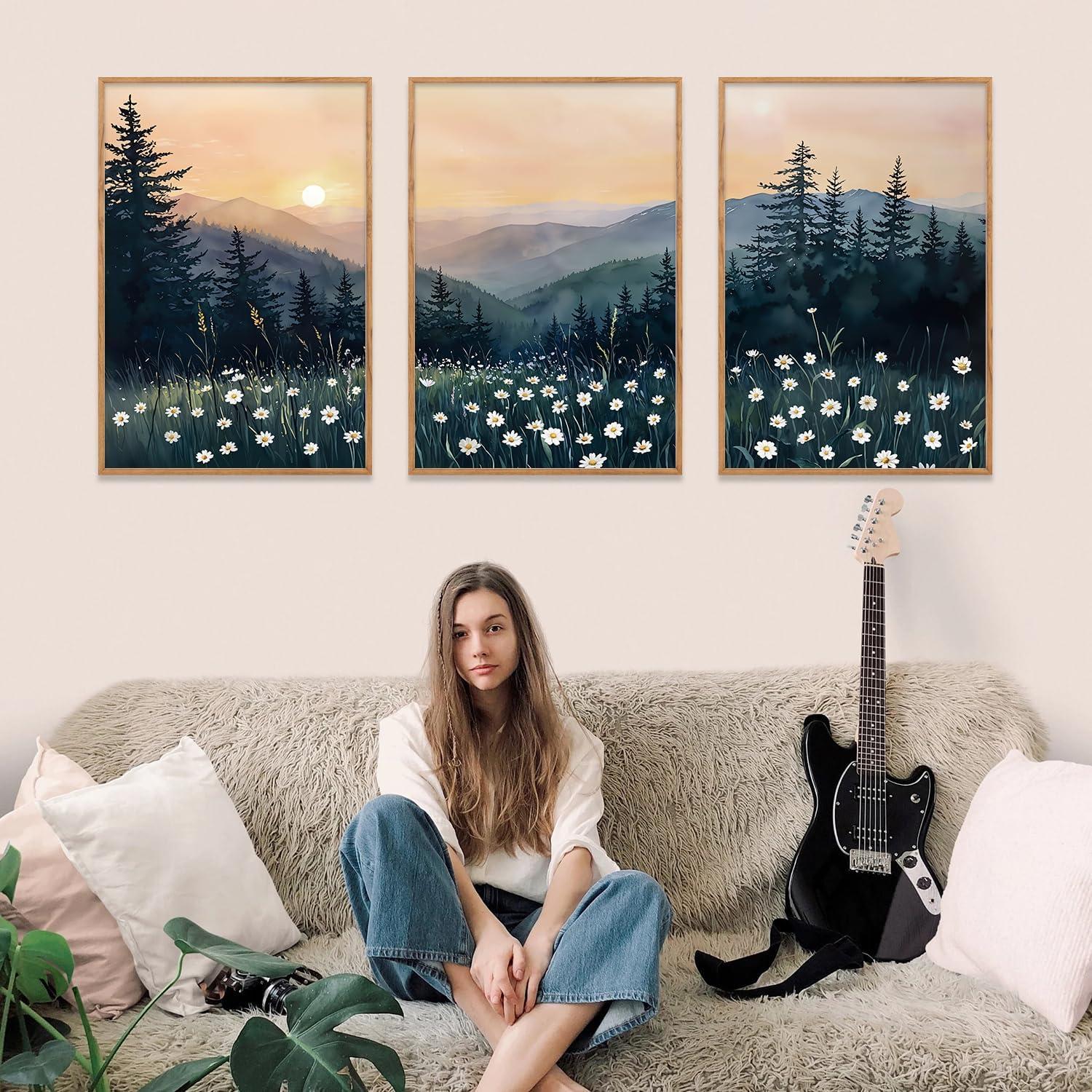 KAIRNE Juego de Arte de Pared en Lienzo 3 Piezas 40x60cm