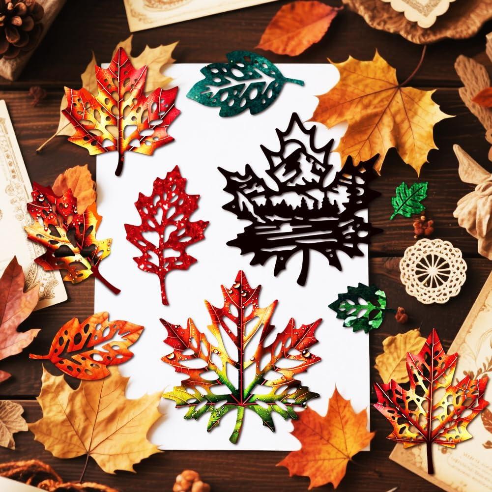 Cortes de Troquelado Hoja de Arce Otoño MAYJOYDIY 11.94x19.81cm