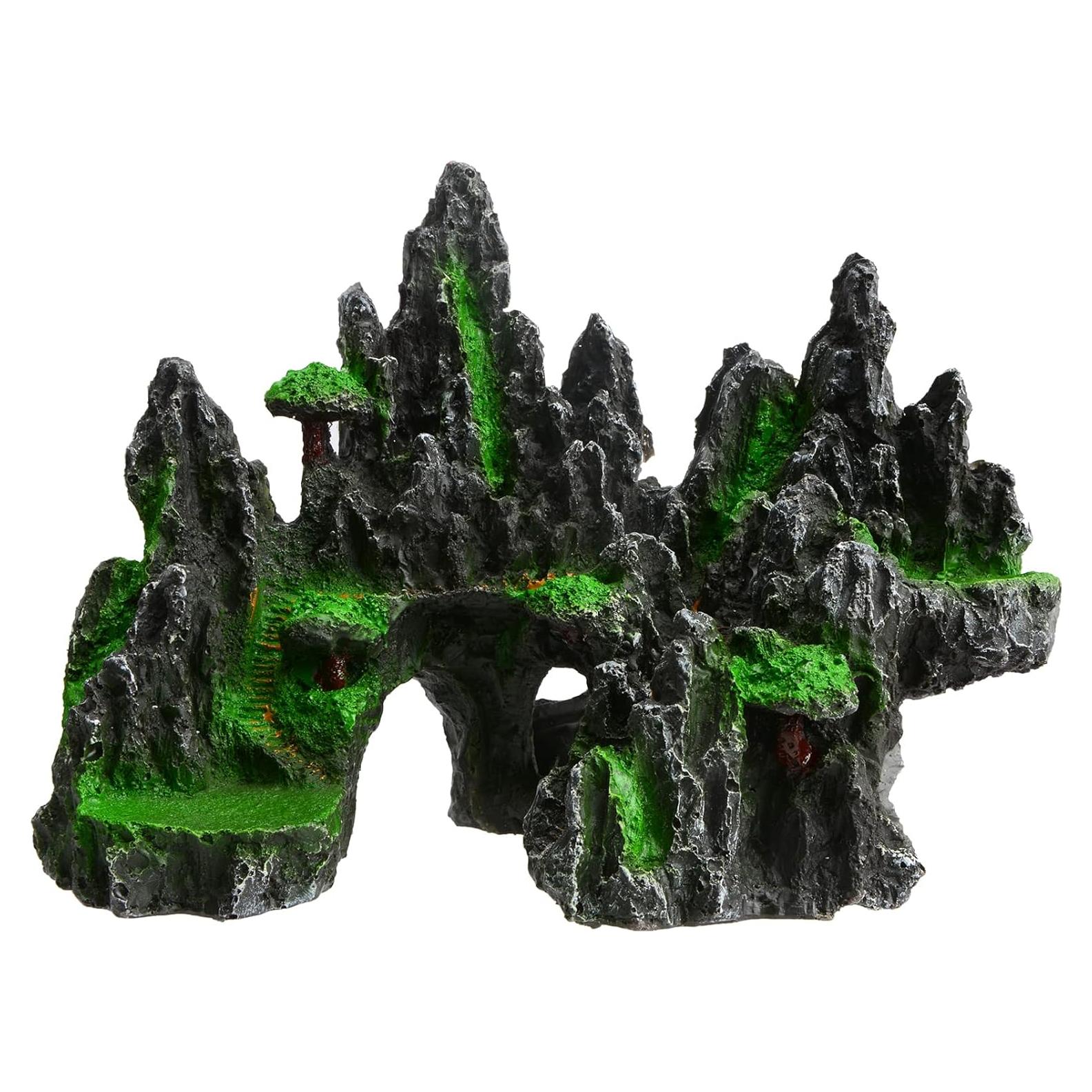 Adorno de Acuario Saim Roca Vista de Montaña 25x16x19cm