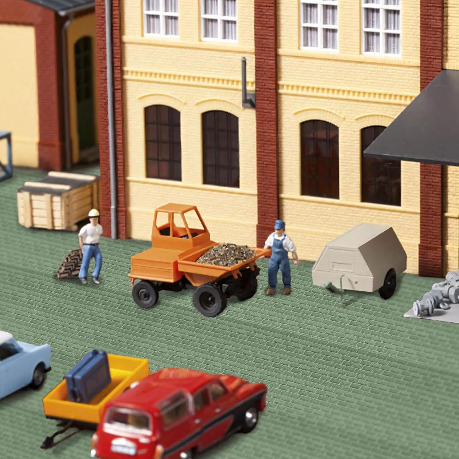 Warmtree 6 Pcs Alfombrillas de Calle de Adoquín Autoadhesivas