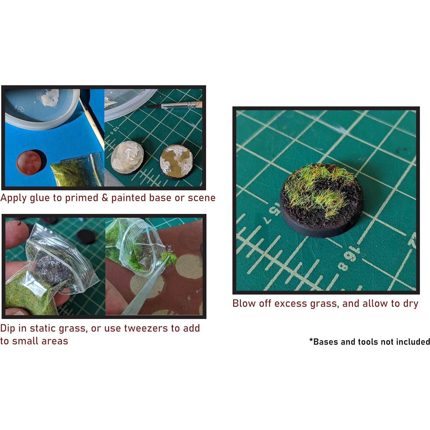 Grama Estática Verde Brillante Stonehaven 5g - Fibras 2mm