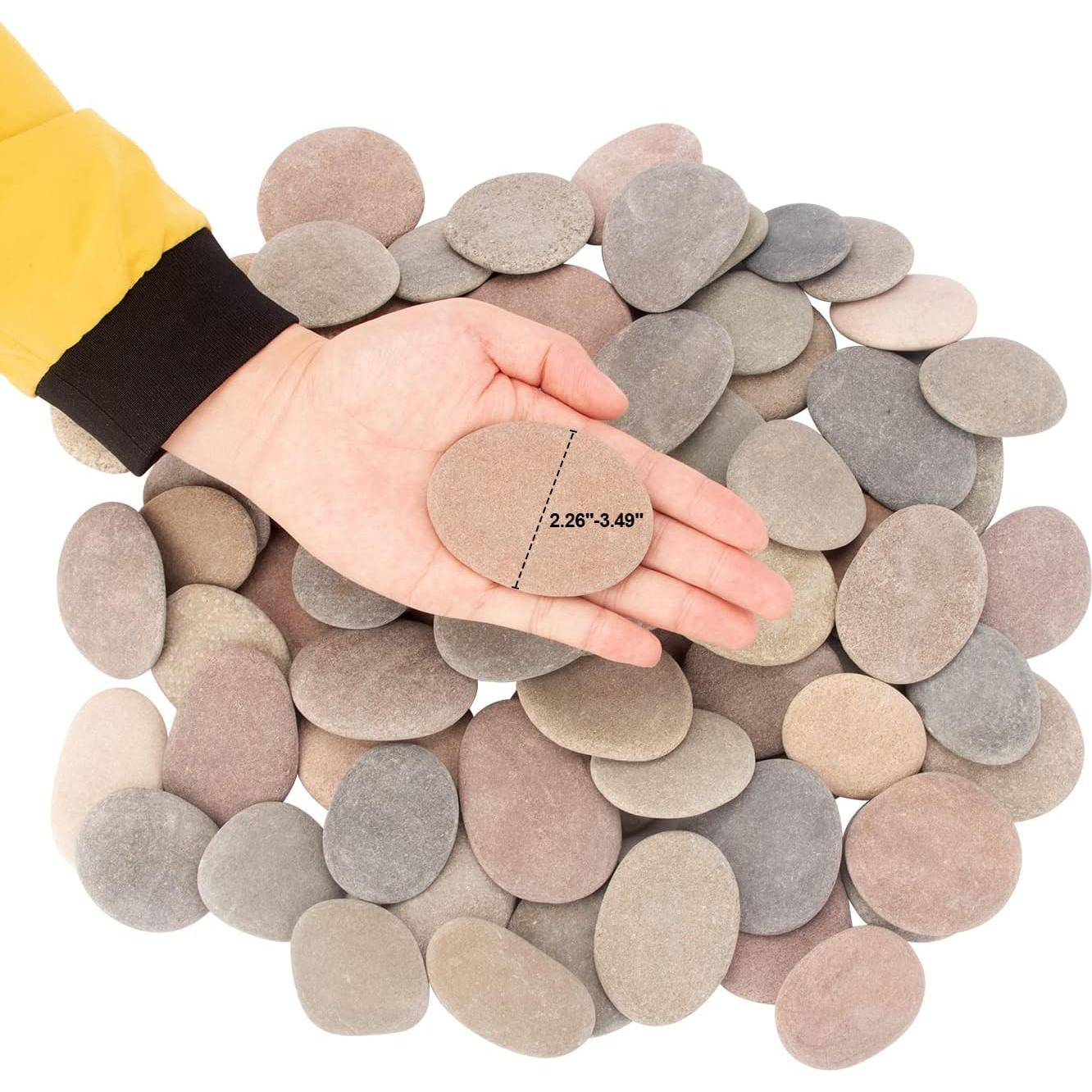 Piedras Planas para Pintar CFKJ - 97 a 102 PCS, 5.7-8.9 cm