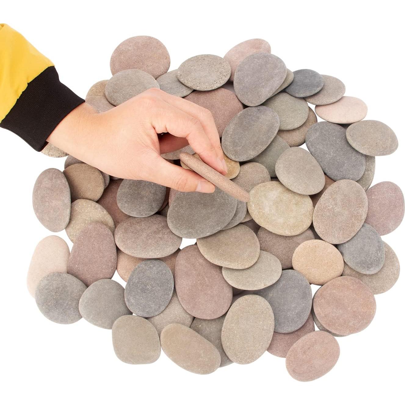 Piedras Planas para Pintar CFKJ - 97 a 102 PCS, 5.7-8.9 cm