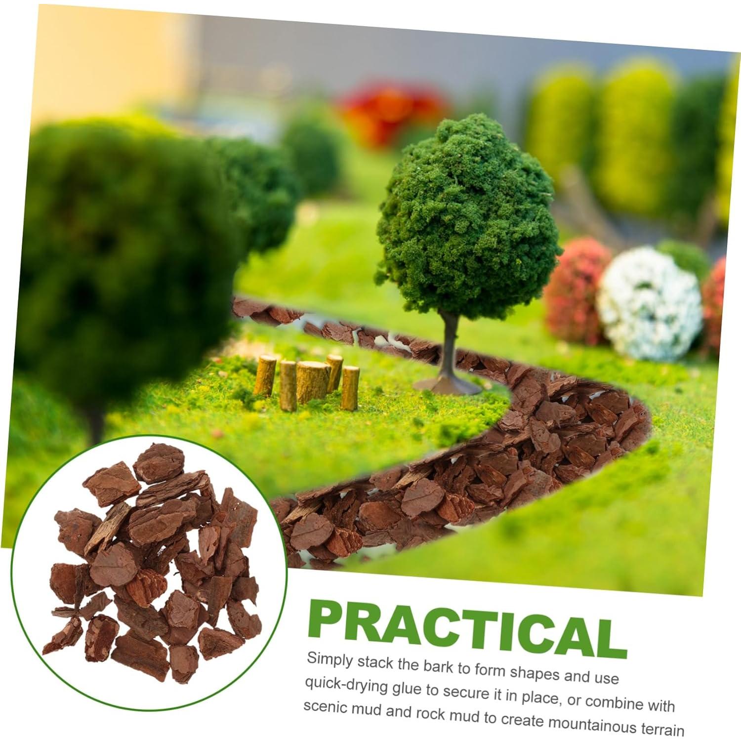 Kit de Corteza de Corcho Miniatura NUOBESTY 13x8.5cm para Dioramas