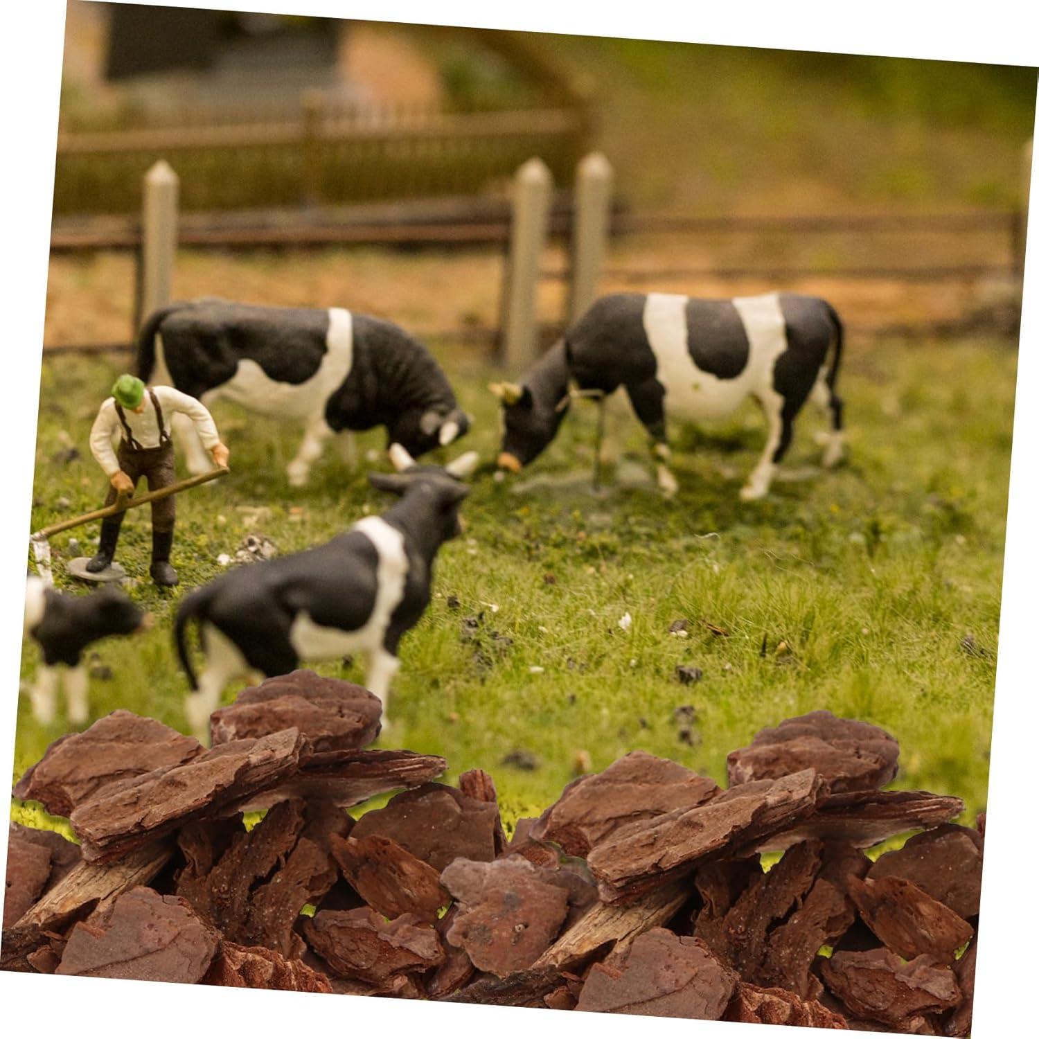 Kit de Corteza de Corcho Miniatura NUOBESTY 13x8.5cm para Dioramas