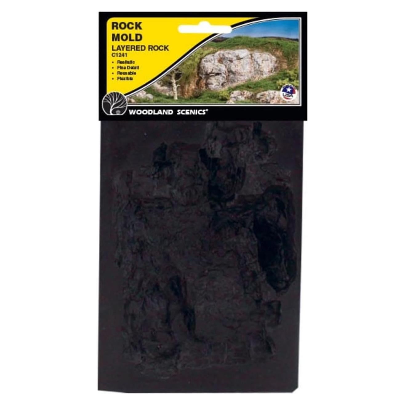 Capas de roca moldeadas Woodland Scenics C1241 22.9x12.4 cm