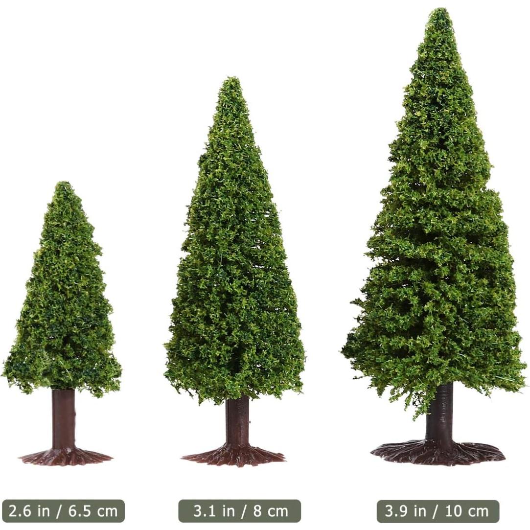 15 Árboles de Juguete WINOMO para Paisaje Modelo DIY