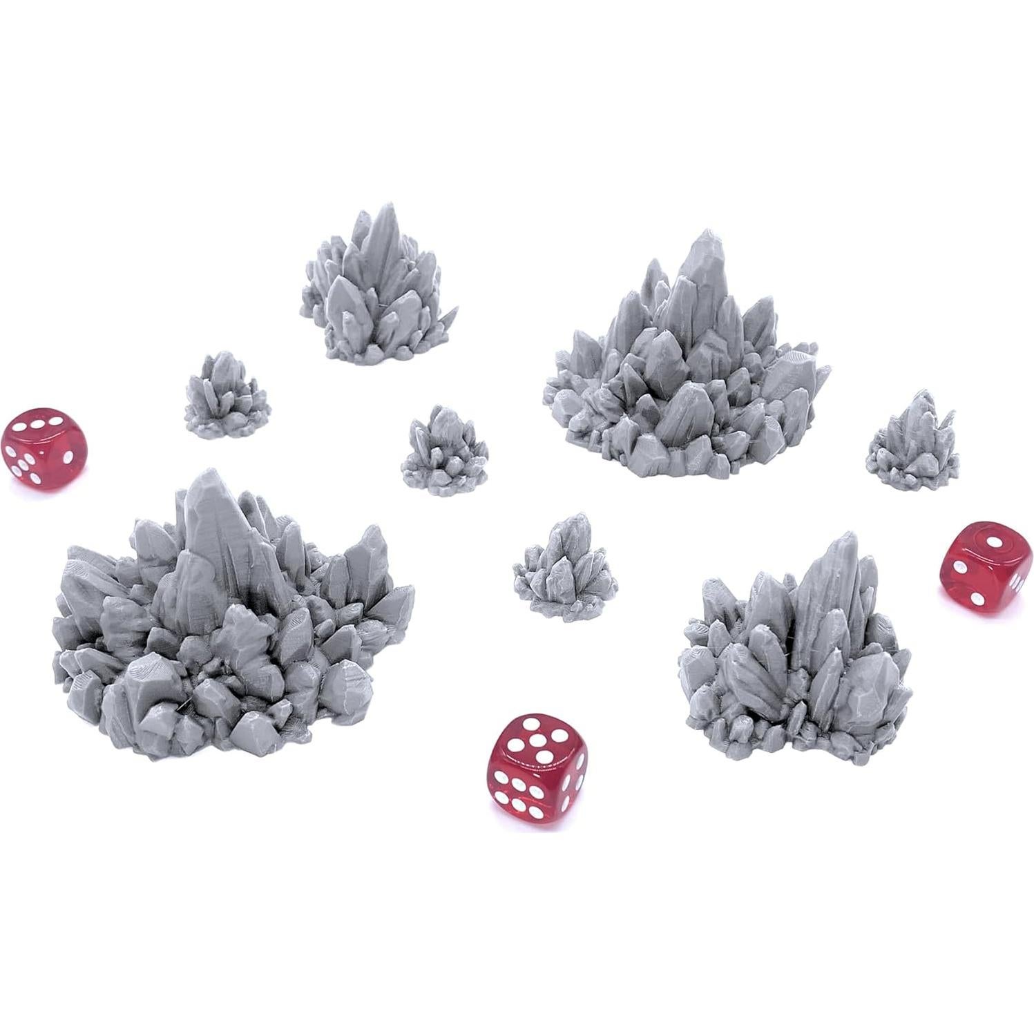 Terreno de Juego 3D EnderToys con Cristales para RPGs 28mm