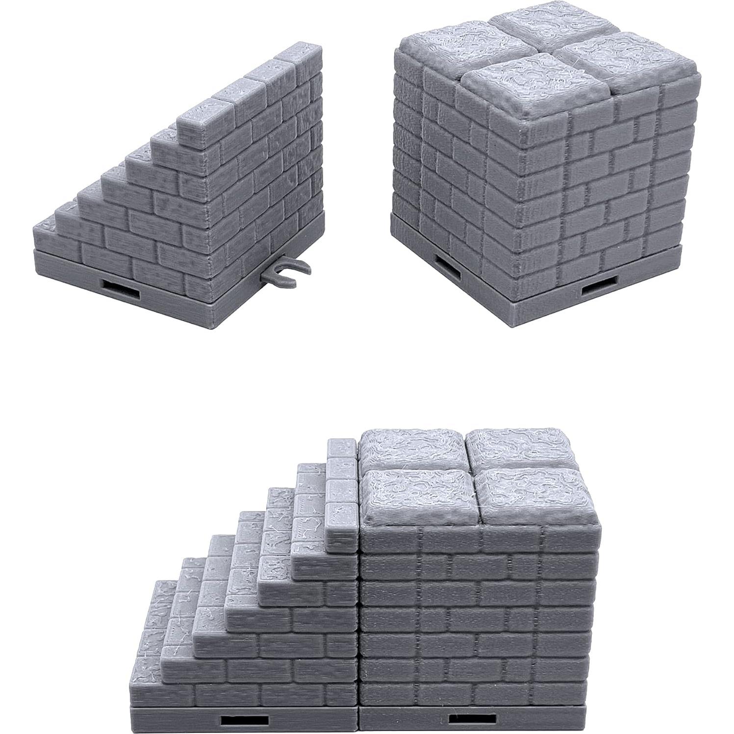 Baldosas de Calabozo EnderToys - Escenografía 3D para RPG 28mm