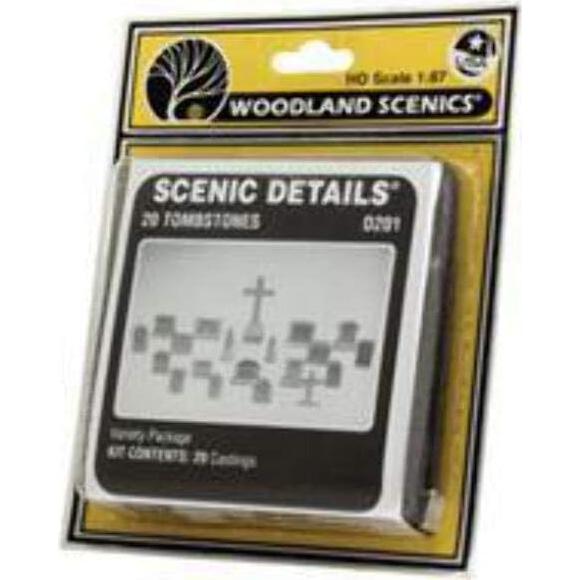 Detalles Escénicos Woodland Scenics HO 20 Piezas