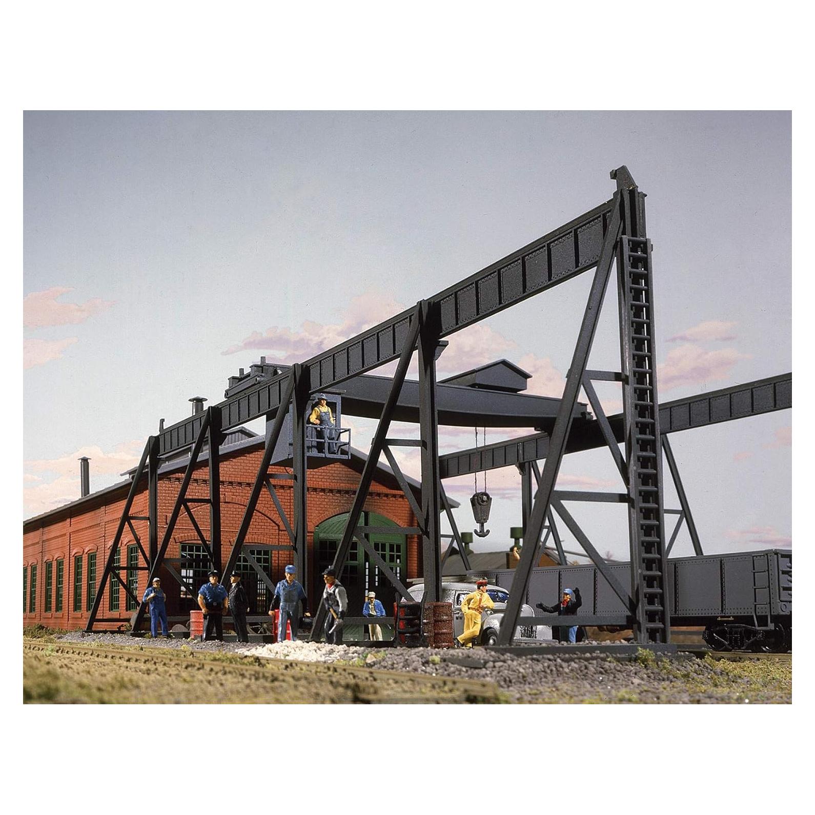 Grúa Viajera de Techo Walthers Cornerstone HO 1:87 25 Toneladas