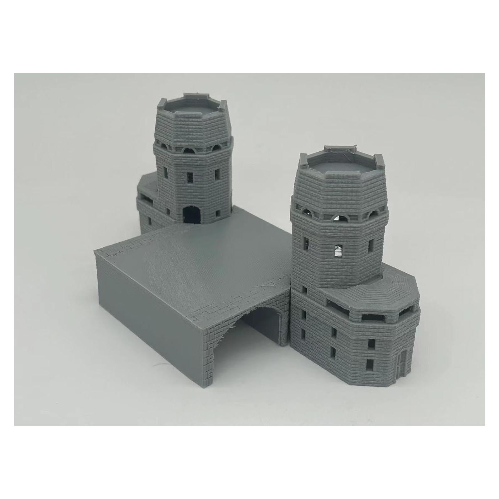 Modelo Edificio Cabeza de Puente Remagen Escala N 1:150-160