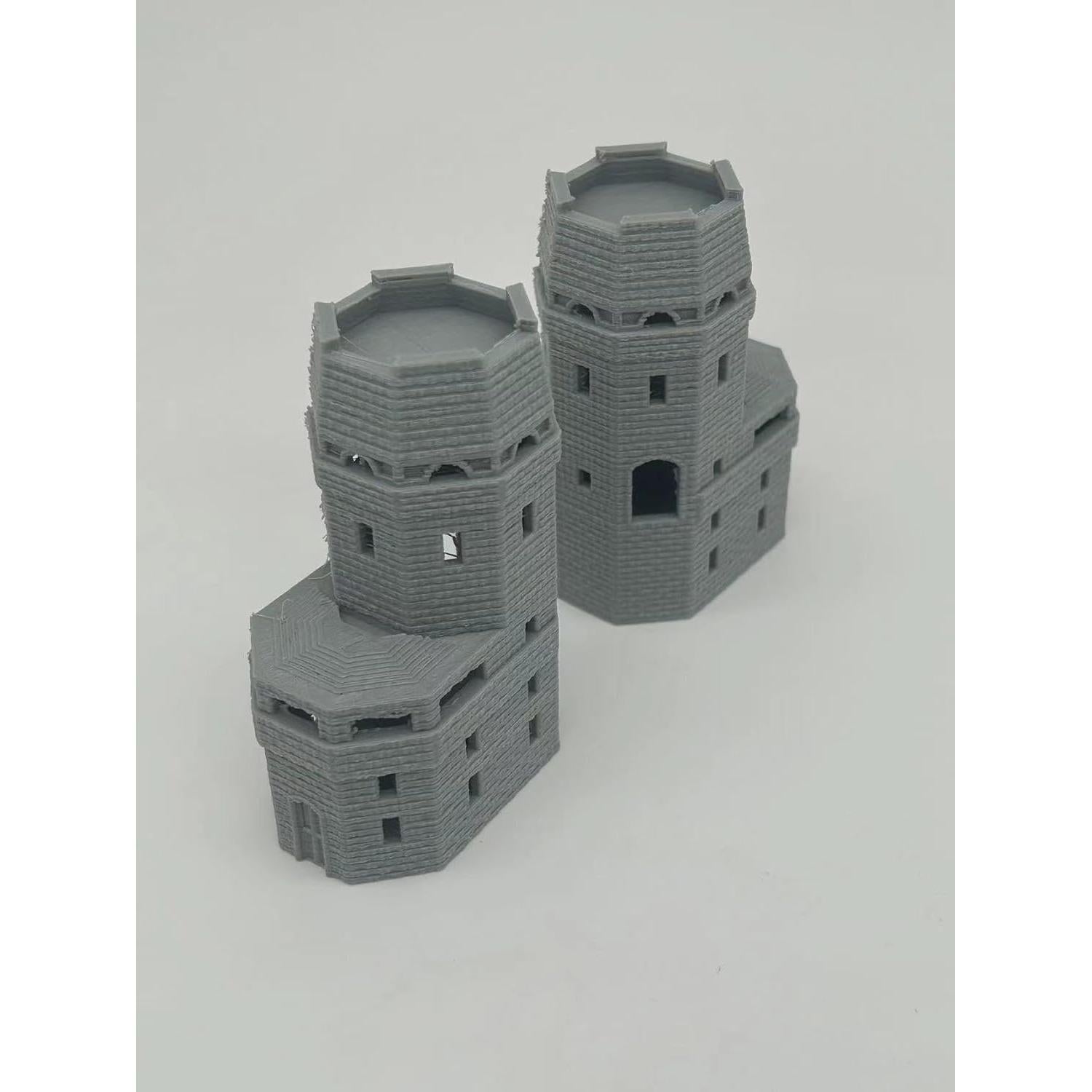 Modelo Edificio Cabeza de Puente Remagen Escala N 1:150-160