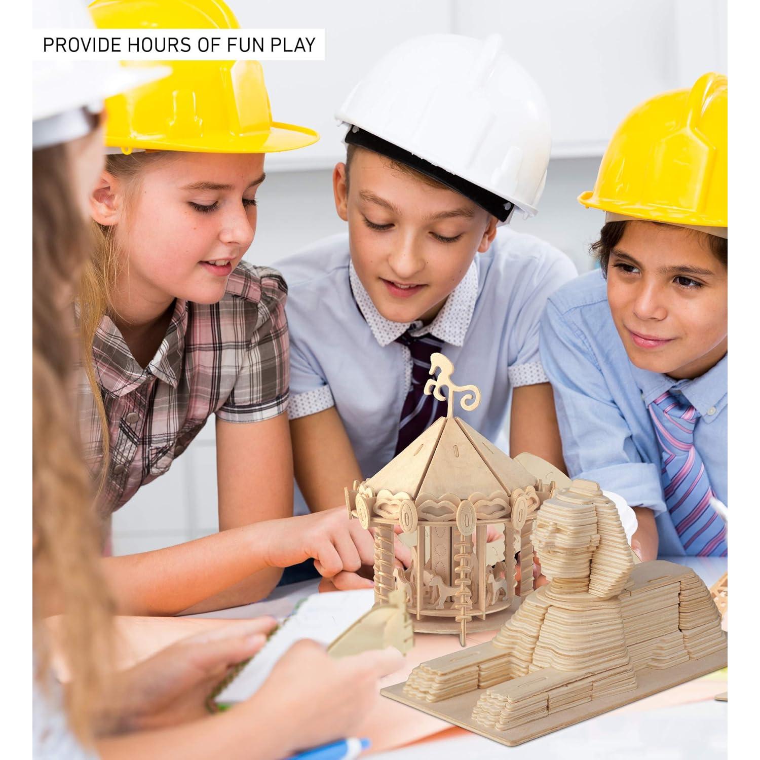 Rompecabezas 3D de Madera Puzzled Esfinge - 161 Piezas