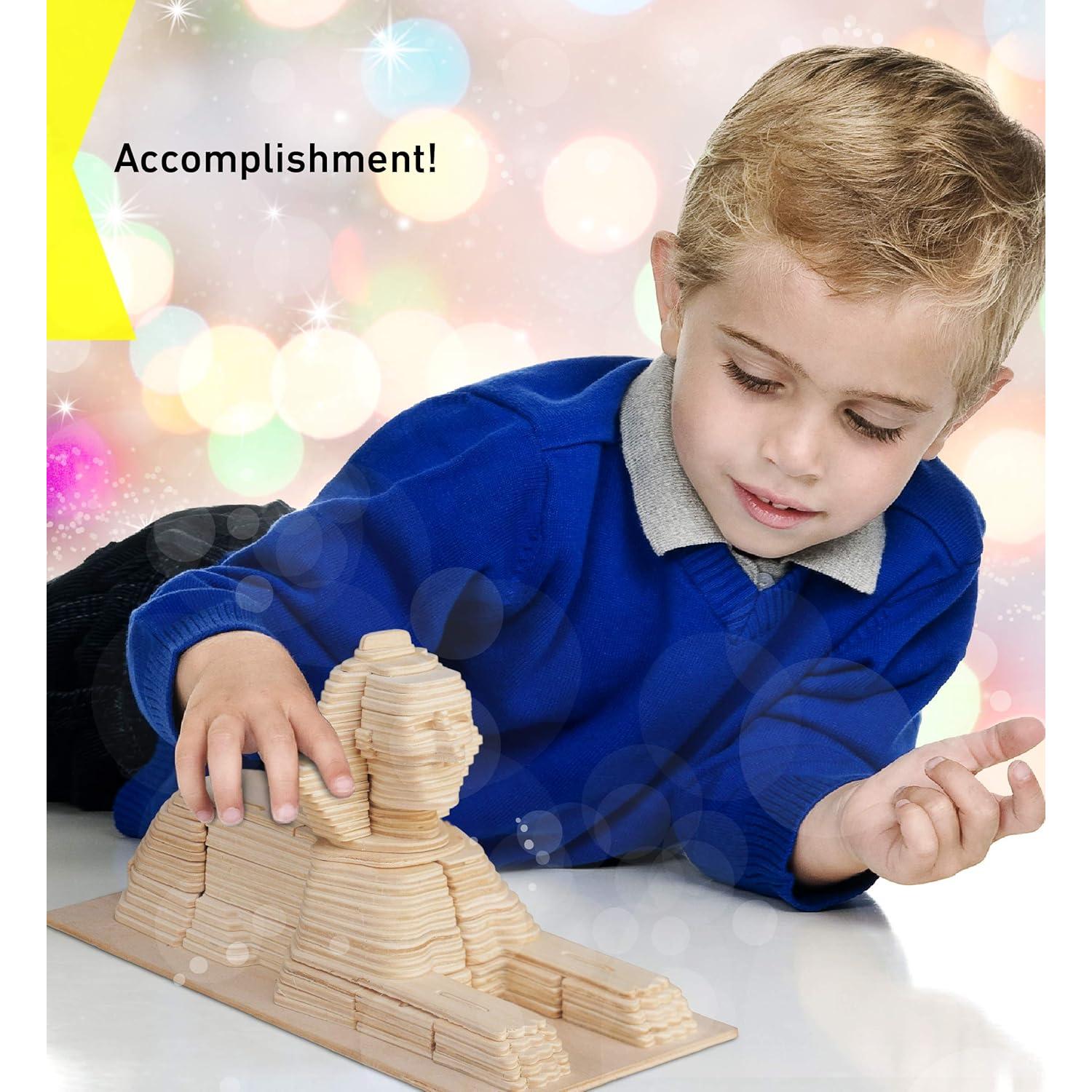 Rompecabezas 3D de Madera Puzzled Esfinge - 161 Piezas