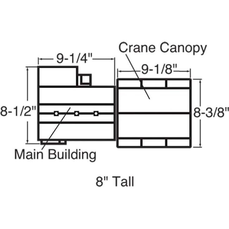 Kit Estructura Vulcan Manufacturing HO Walthers 34.9x22.9cm