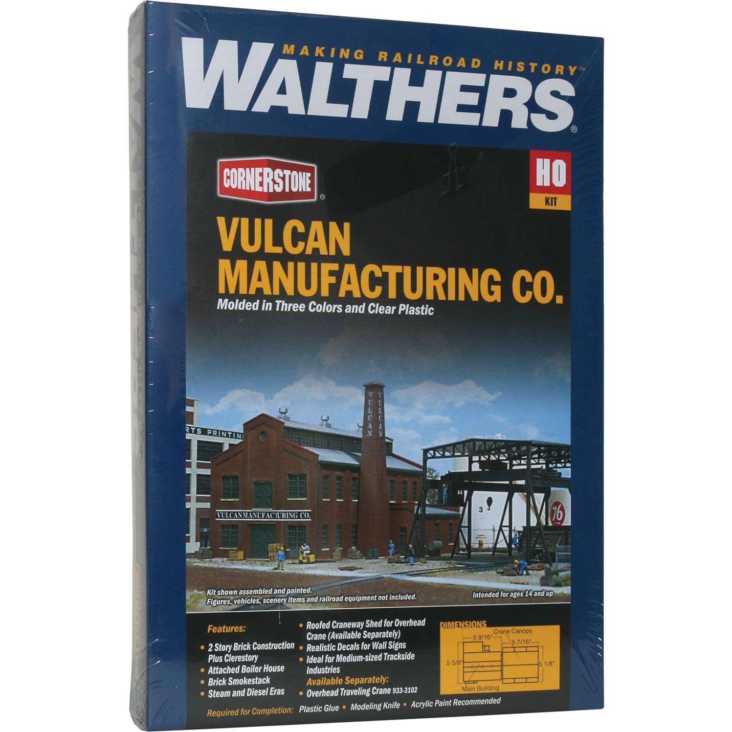 Kit Estructura Vulcan Manufacturing HO Walthers 34.9x22.9cm