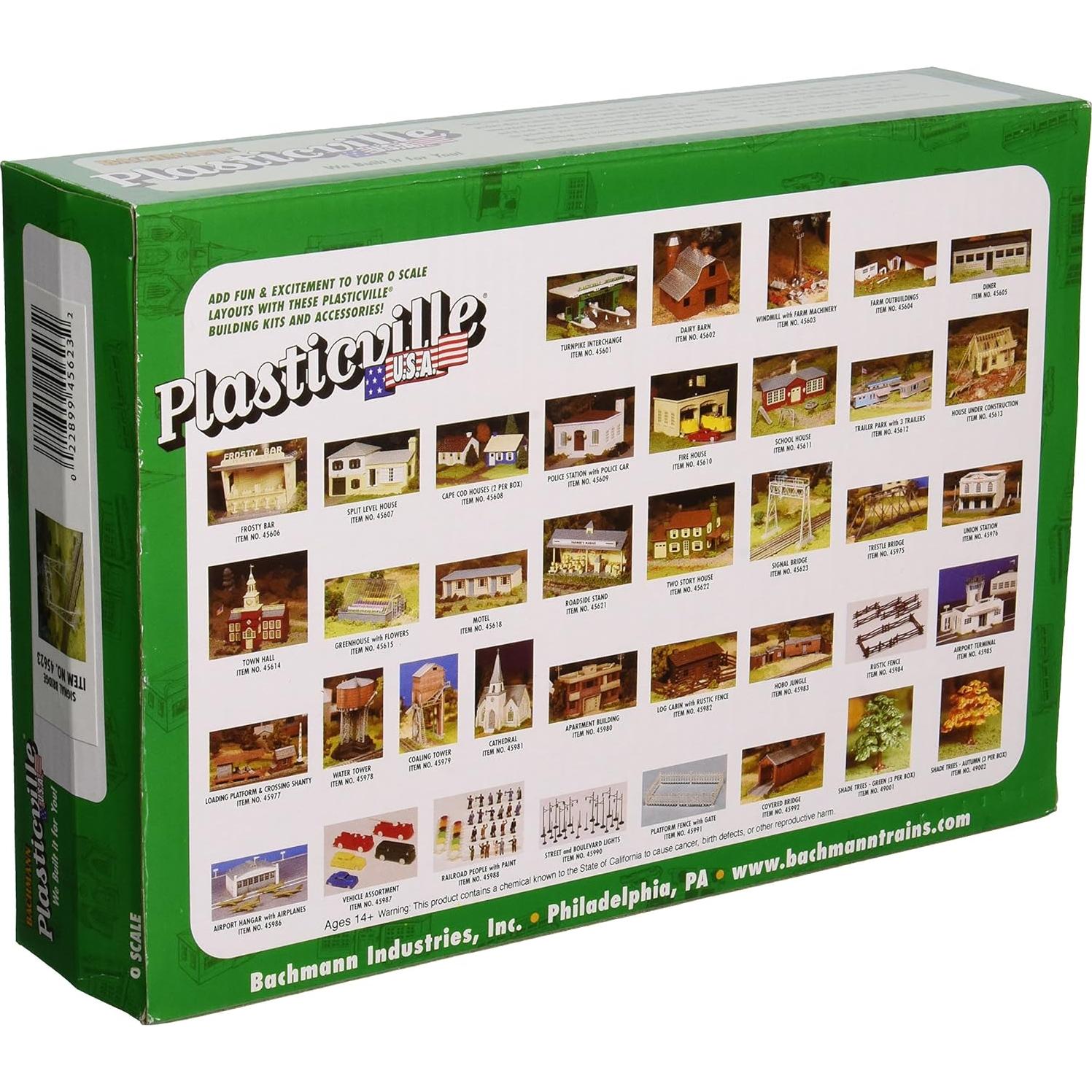 Kit Edificio Puente de Señal Bachmann Plasticville Escala O