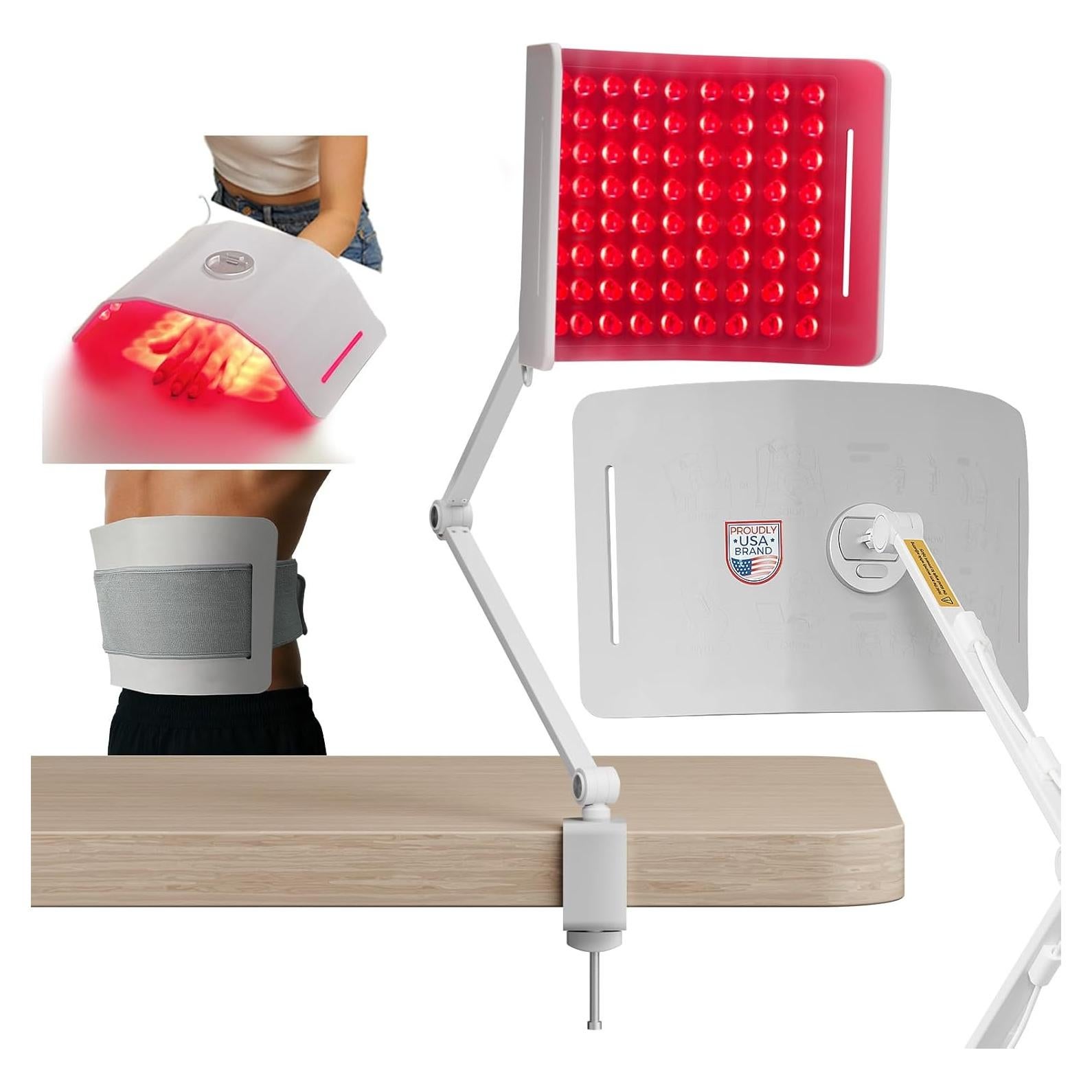 Terapia de Luz Roja LifeZoom NIR4, 96 LEDs, 660nm 850nm