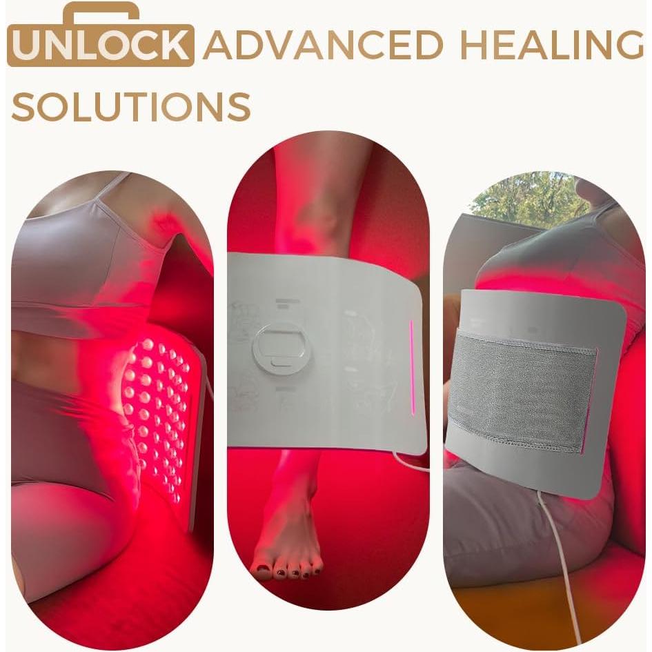 Terapia de Luz Roja LifeZoom NIR4, 96 LEDs, 660nm 850nm