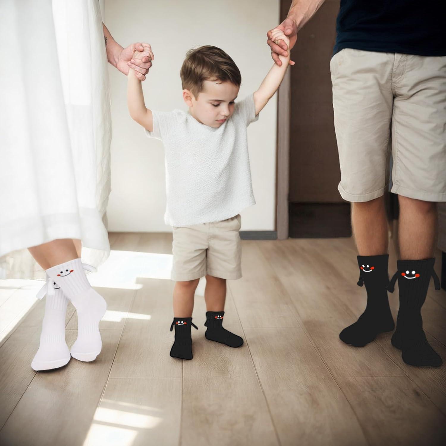 Calcetines Magnéticos Manos Unidas Niños Unisex Talla S