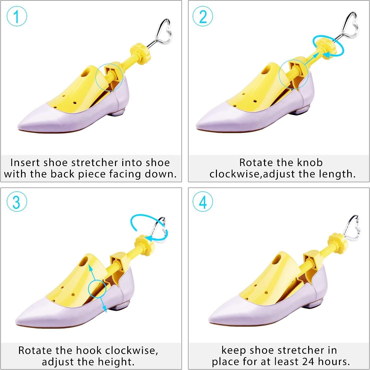 Estirador de Zapatos Ajustable MISERWE para Hombres y Mujeres