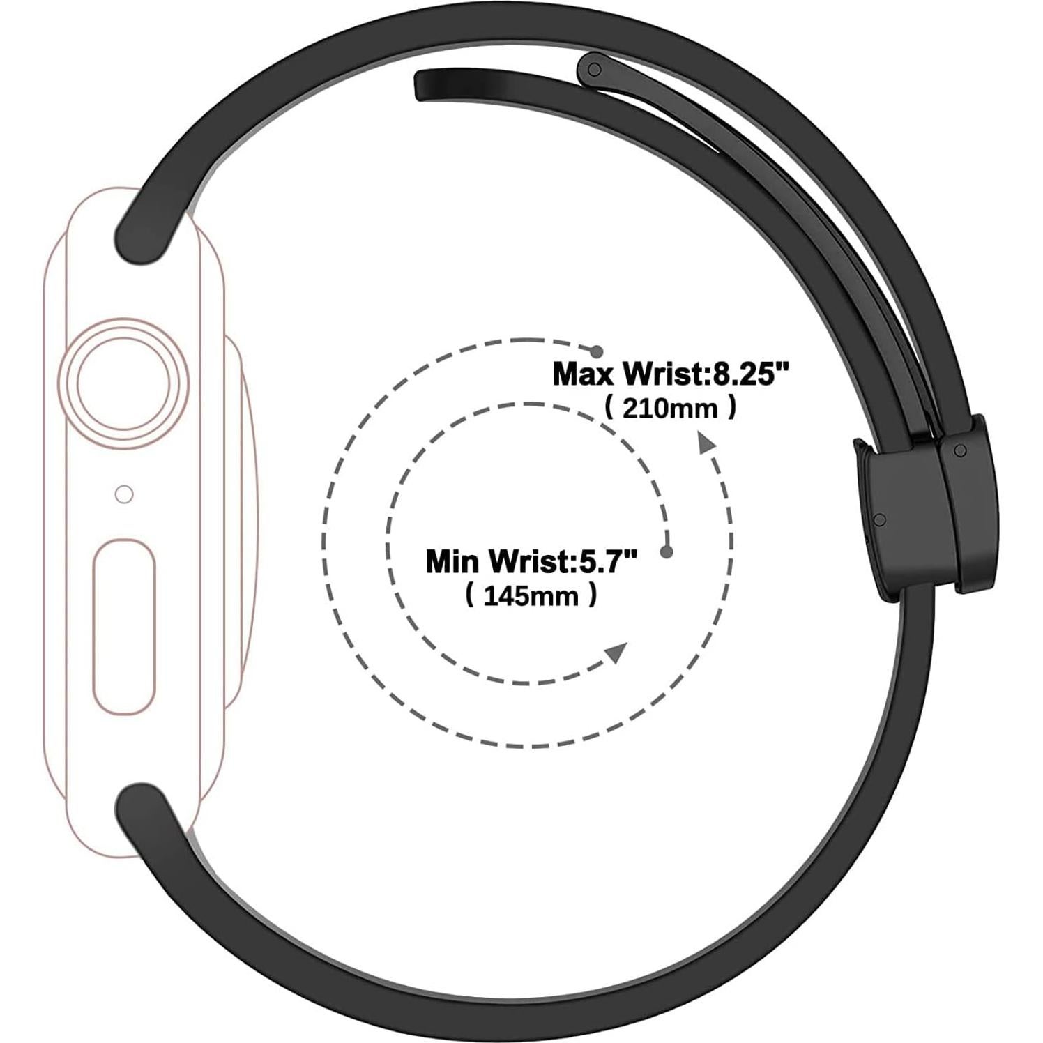 Correa de Silicona Suave para Ticwatch Pro 5 - Ajustable 24mm