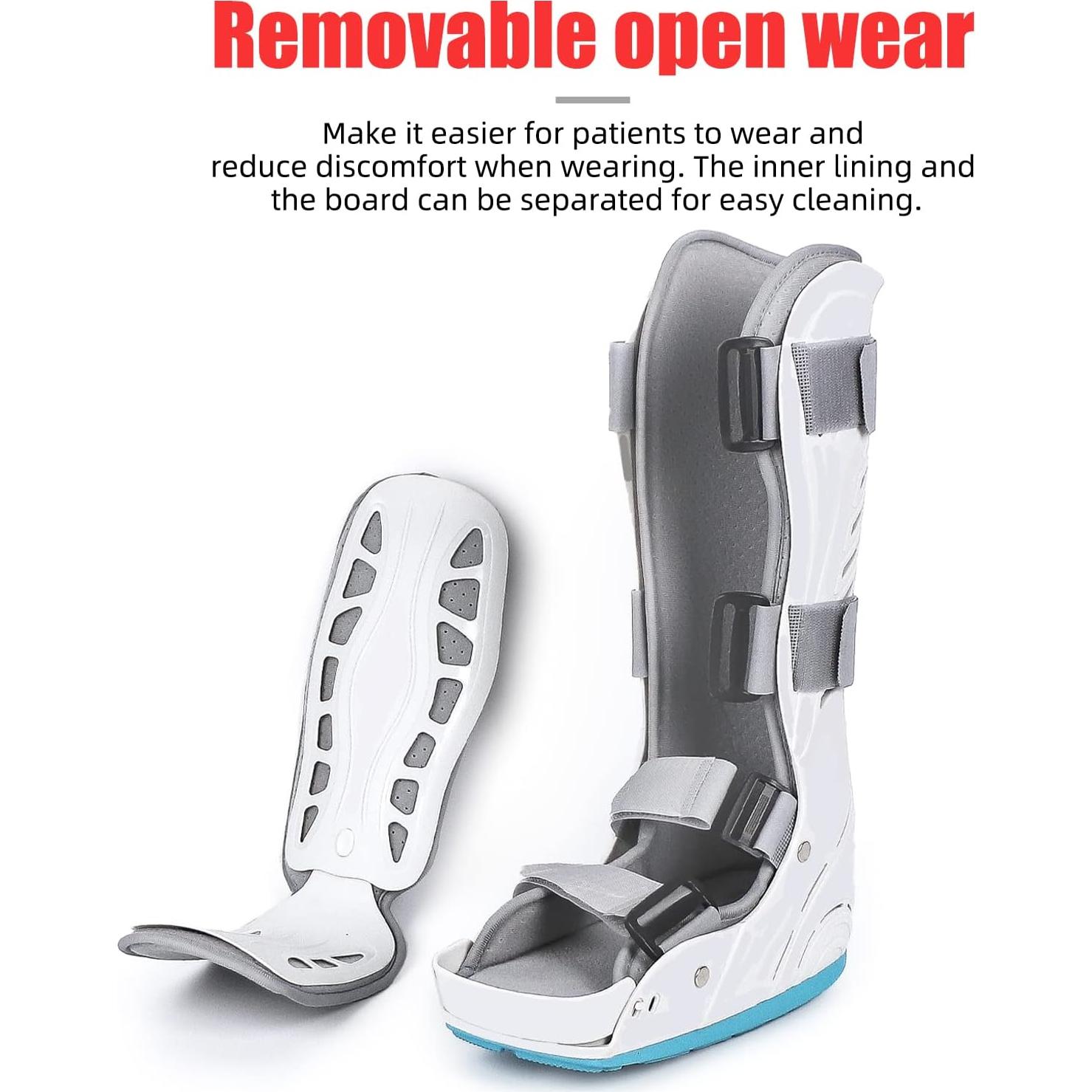 Botín ortopédico inflable Tairibousy para esguince y fractura (S)