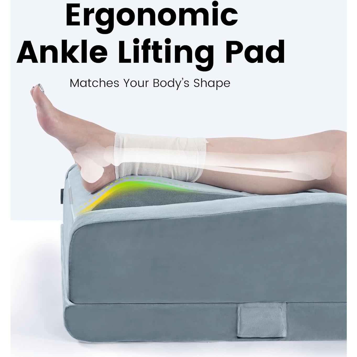 Cojín de Elevación de Piernas OasisSpace Doble Ergonomía 72x43cm