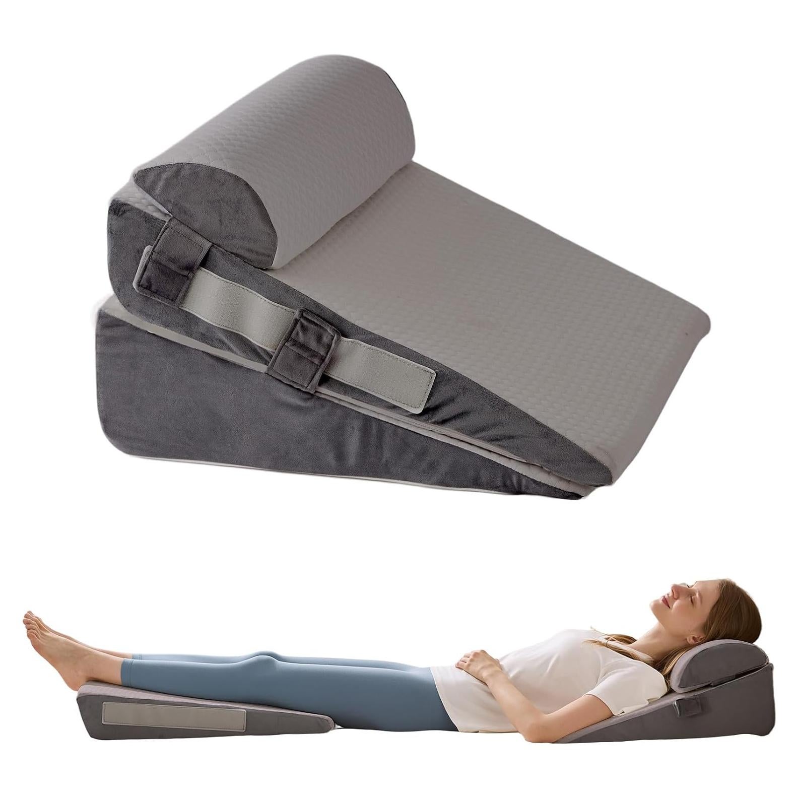 Juego de 3 almohadas en cuña WGAKCED para reflujo y dolor