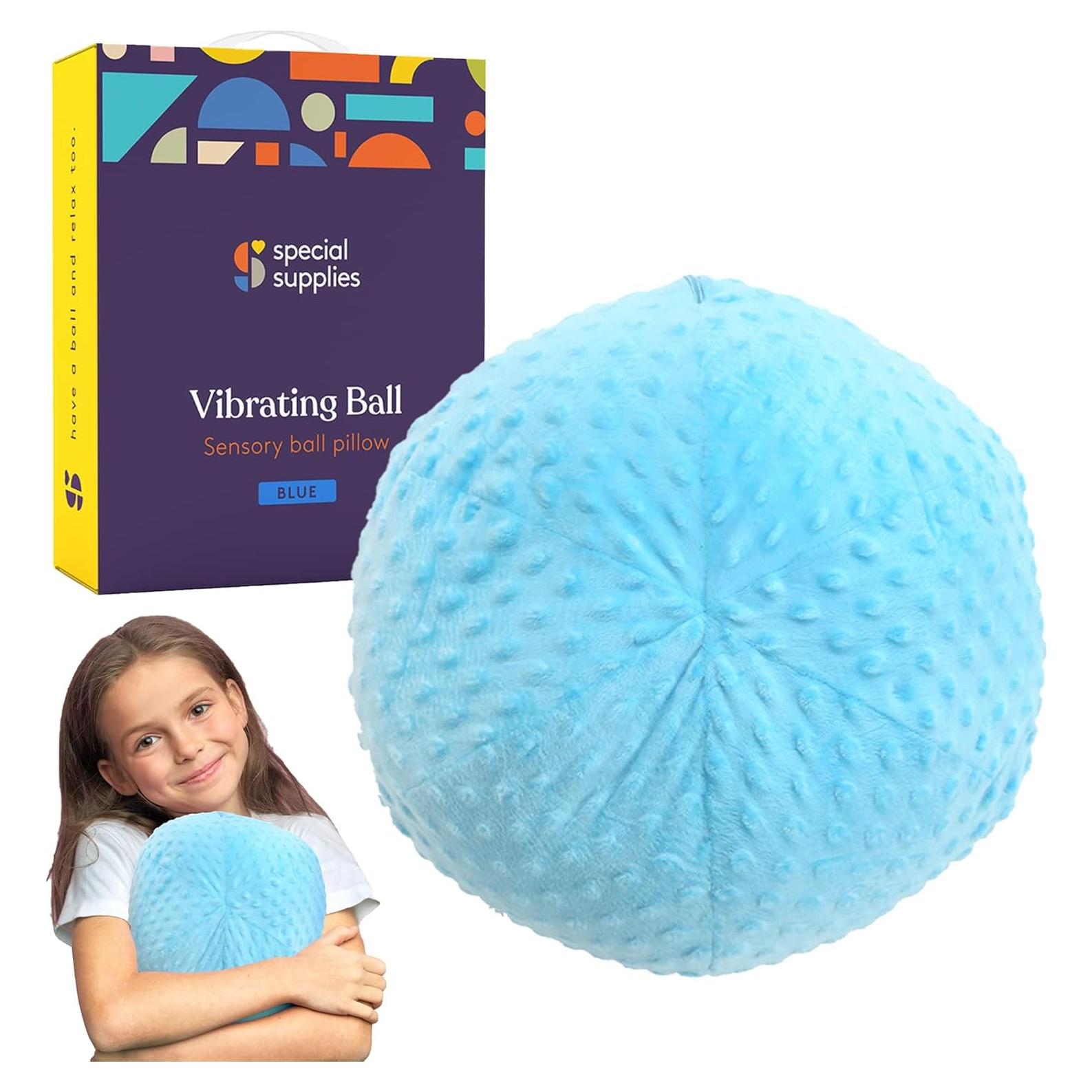 Almohada Vibrante Terapéutica Suministros Especiales 30x30 cm Azul