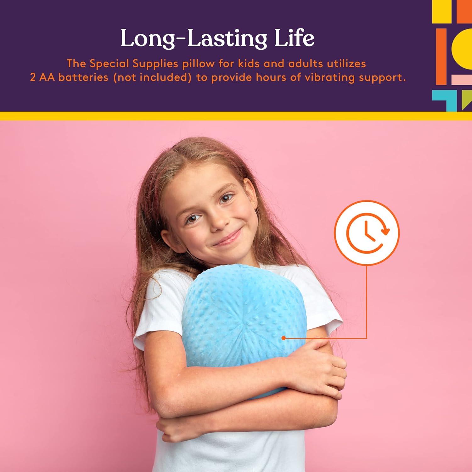 Almohada Vibrante Terapéutica Suministros Especiales 30x30 cm Azul