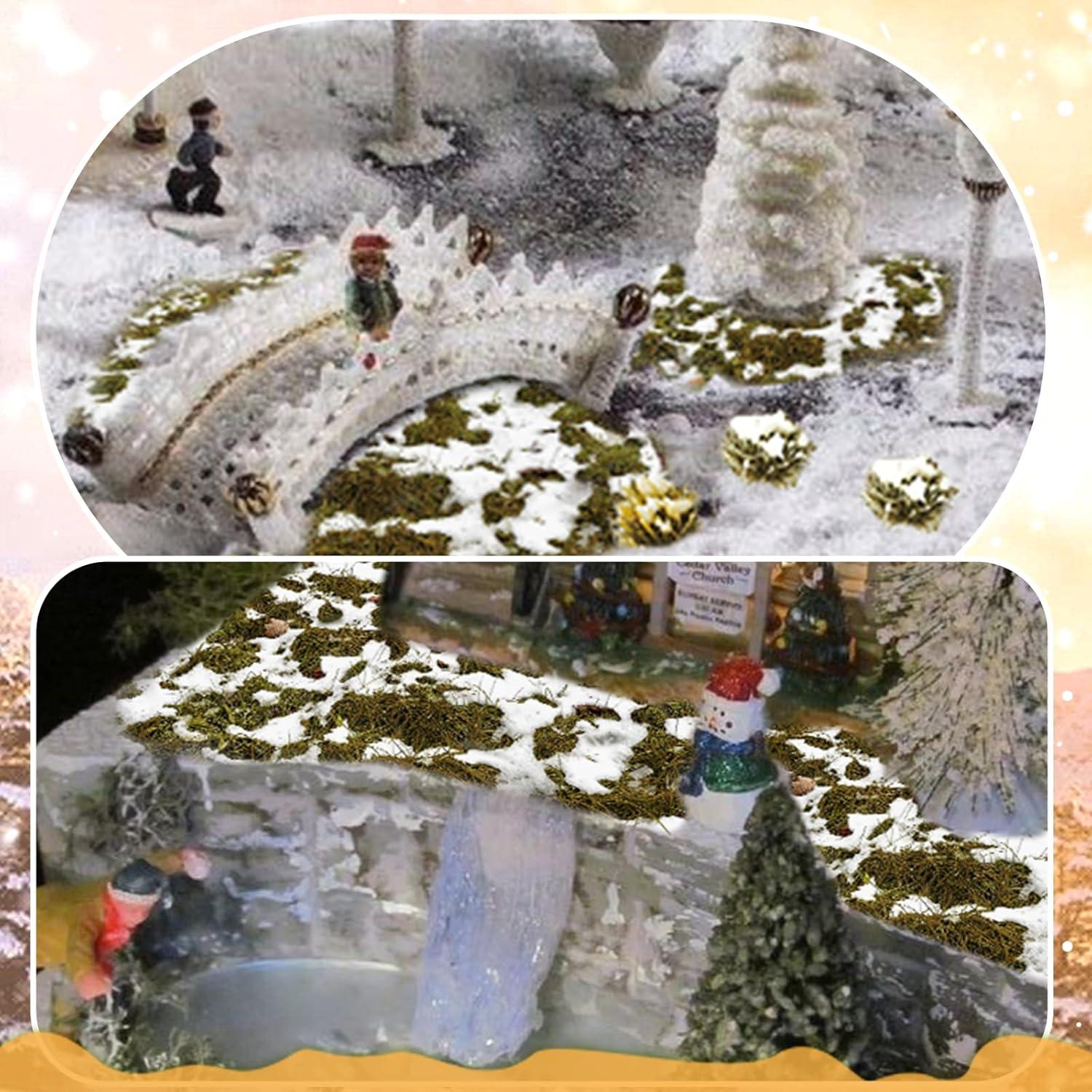 Hierba Estática Nieve Amarillo Warmtree para Paisaje Miniatura